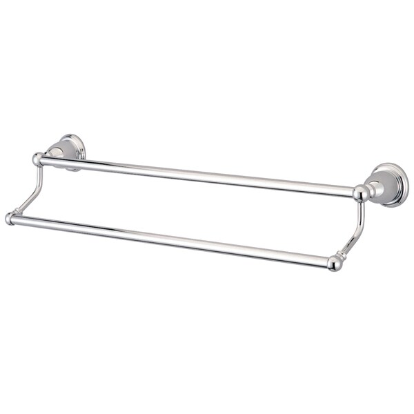 Heritage 18" Dual Towel Bar, Polished Chrome